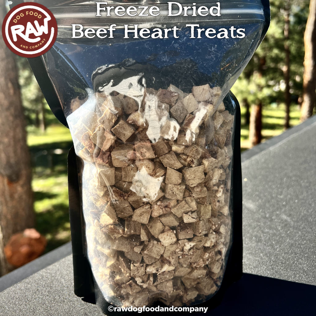 Freeze Dried Beef Heart Treats (6 oz)