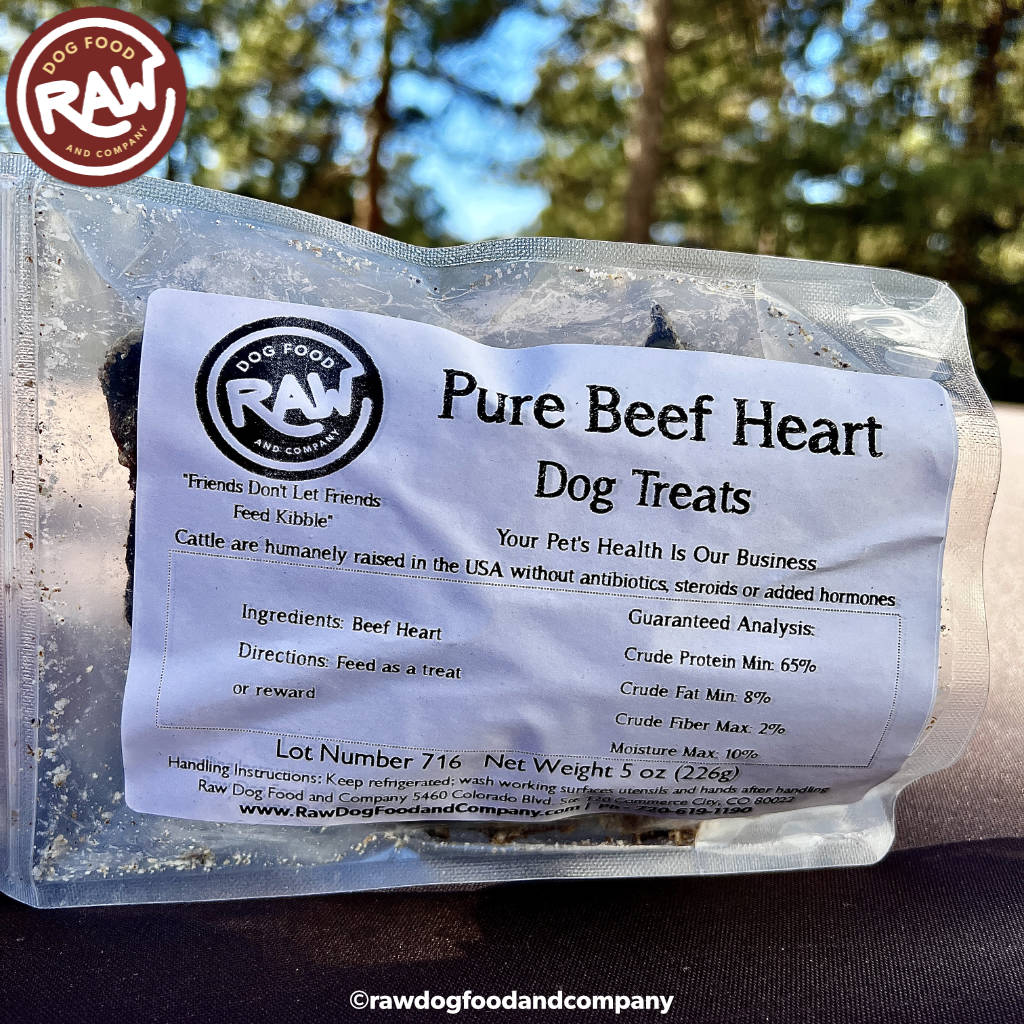 Pure Beef Heart Treats (5 oz)