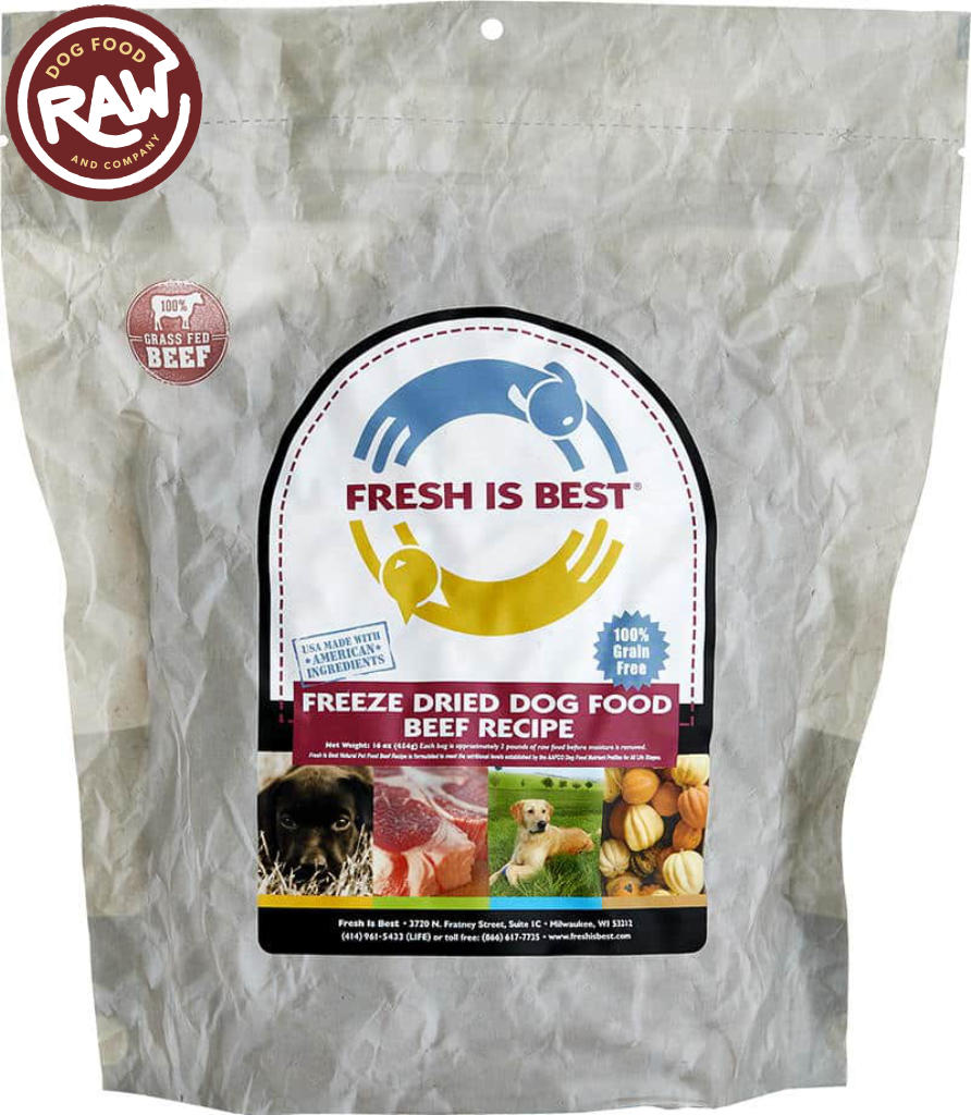 Freeze Dried Beef Dog Food (16 oz)