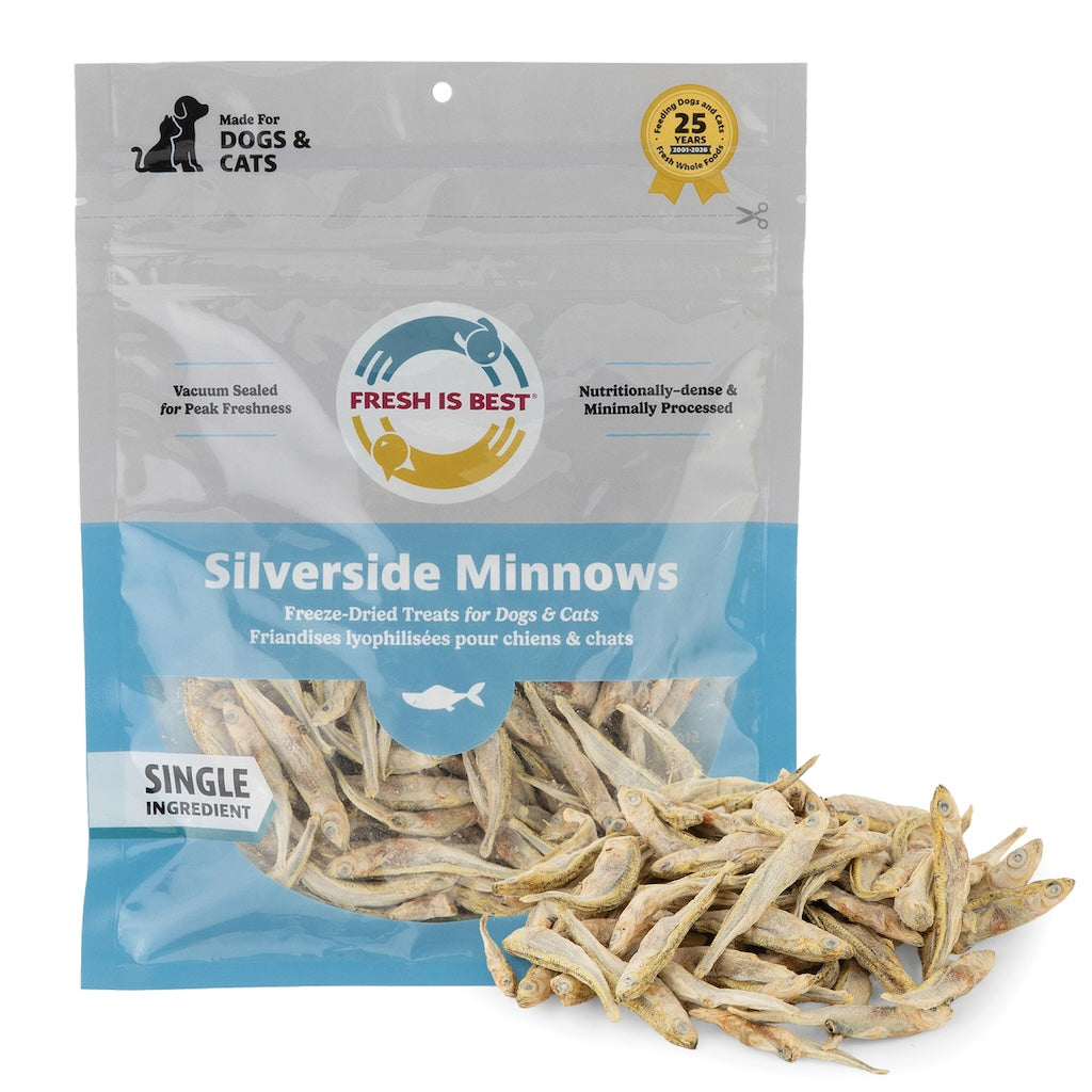 Freeze Dried Silverside Minnows (2 oz)