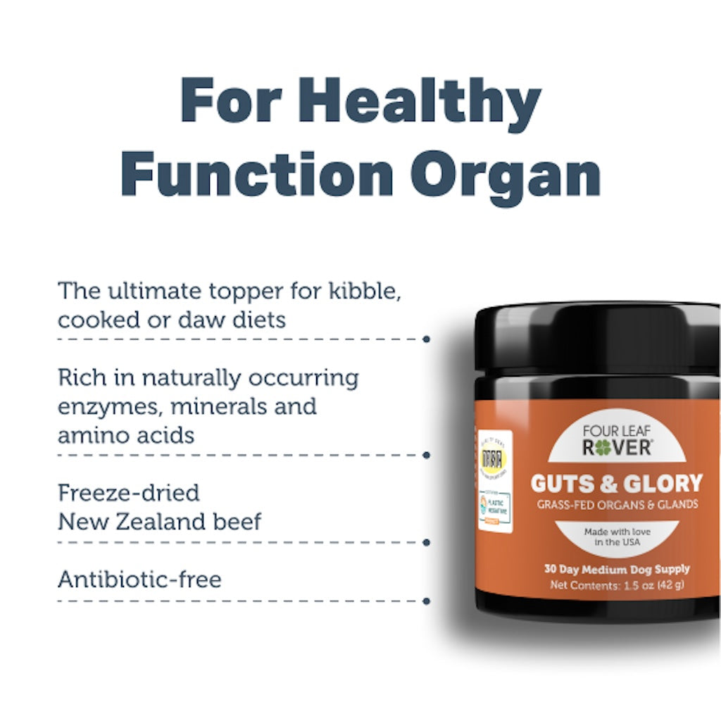 Guts &amp; Glory Grass-Fed Organs for Dogs