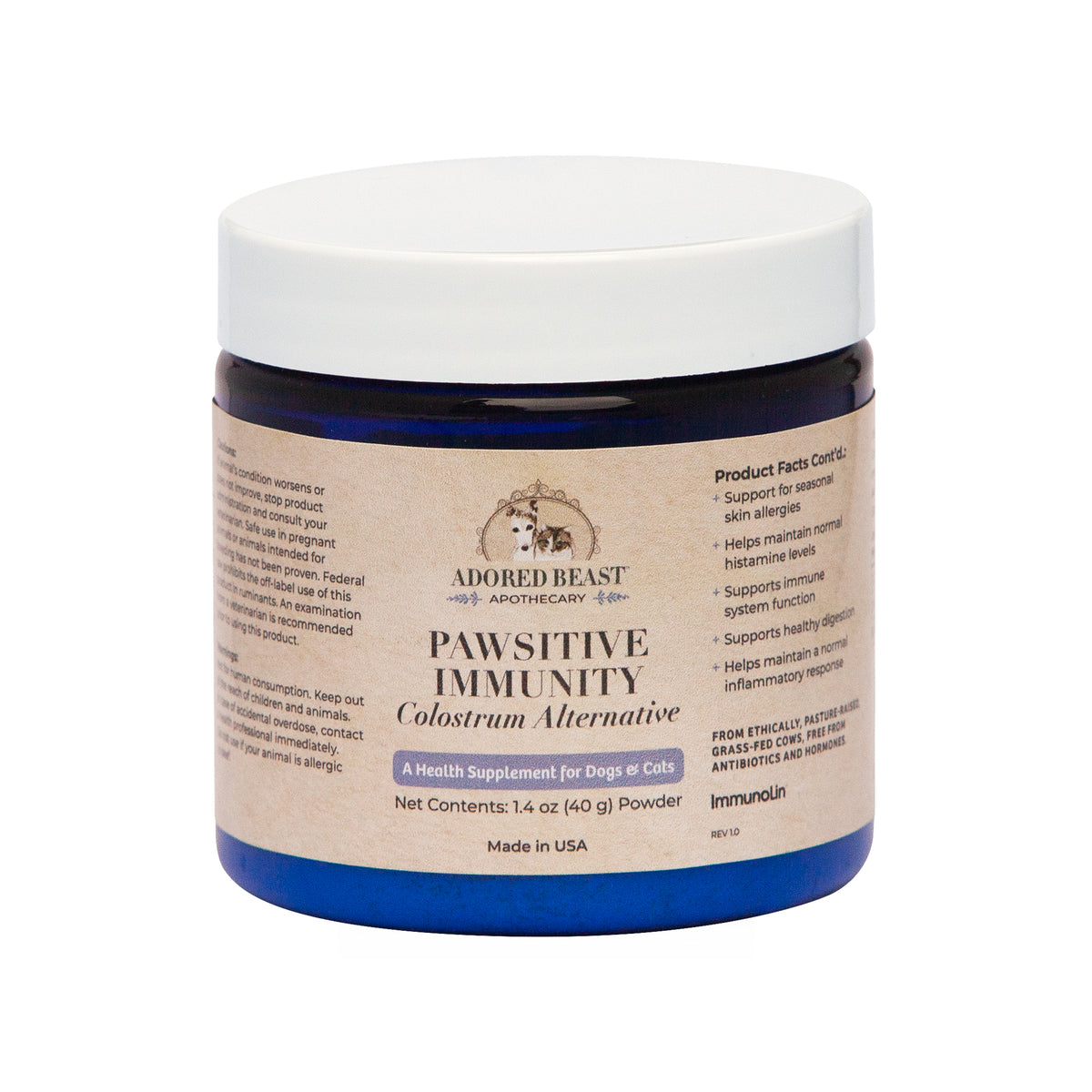 Pawsitive Immunity - Colostrum Alternative