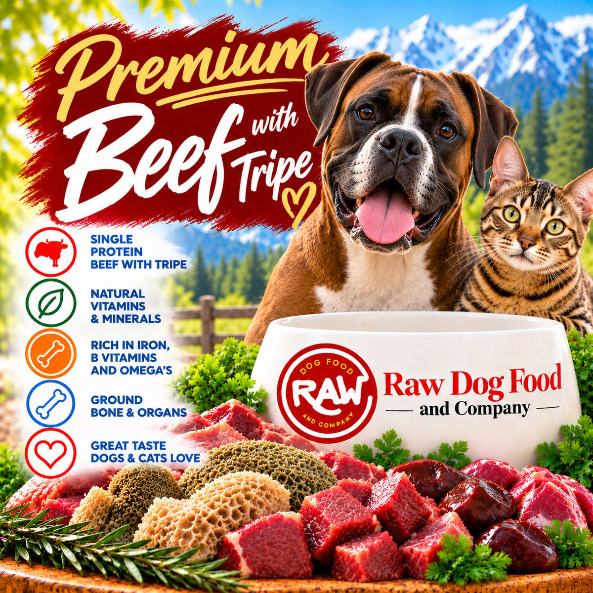 Beef with Tripe Mix