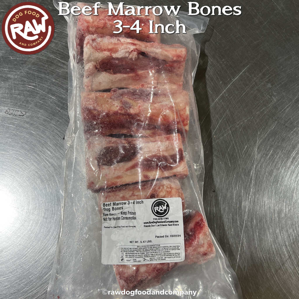 Raw marrow bones for fashion puppies