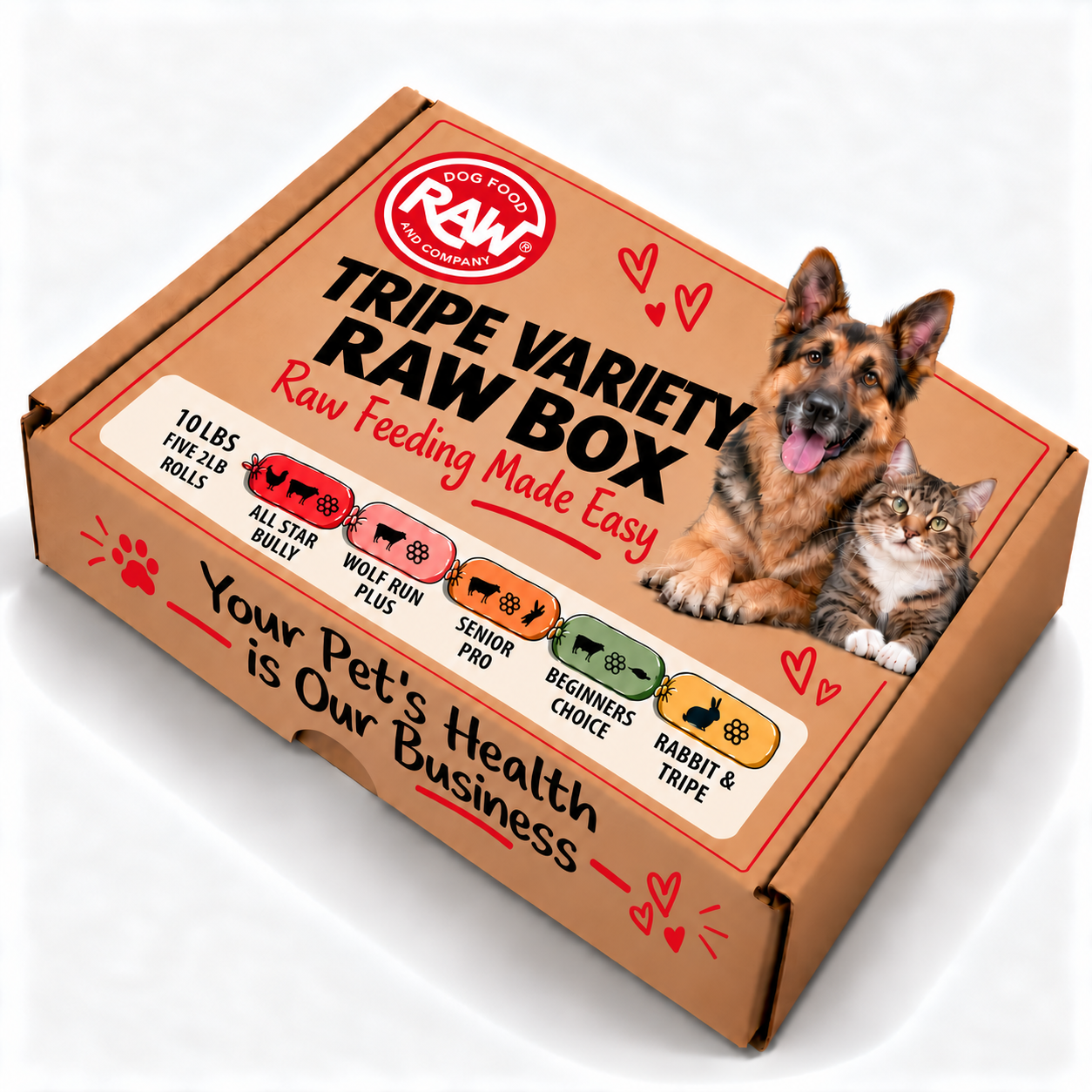 Tripe Variety Raw Box (10 lb)