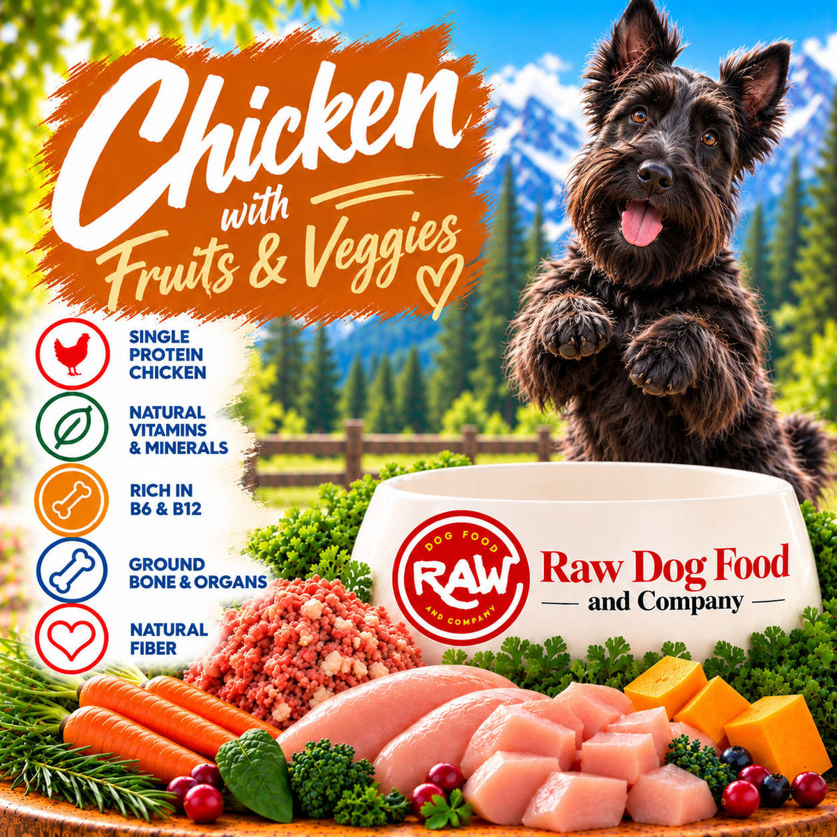 Chicken Recipe (with fruits and veggies)