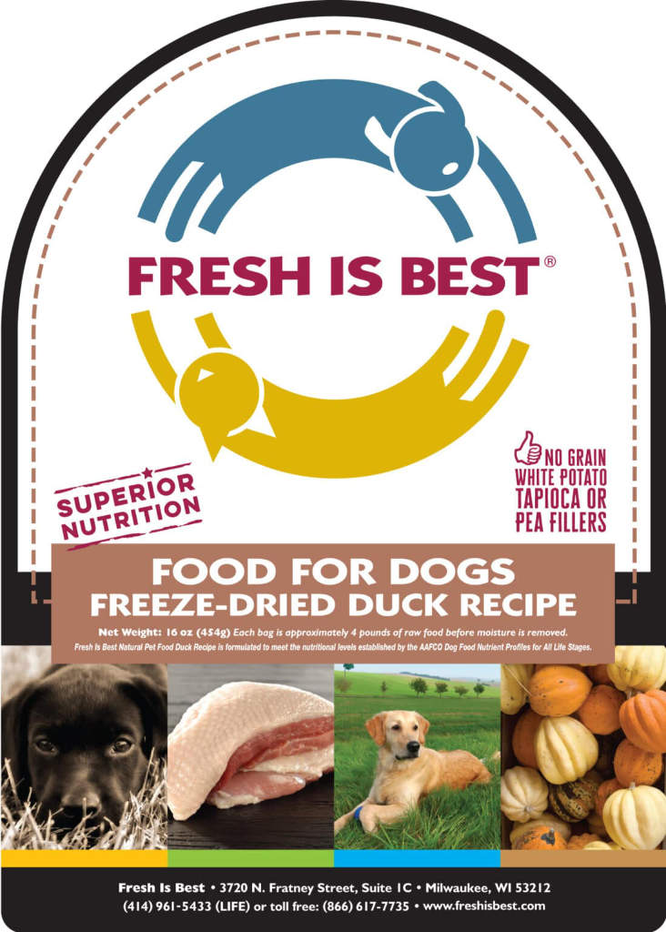 Freeze Dried Duck Dog Food (16 0z)