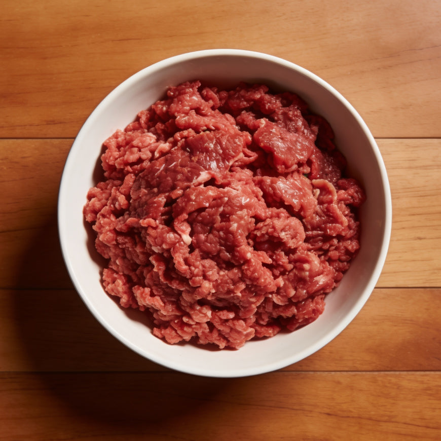 Coarse Ground Beef with Bone