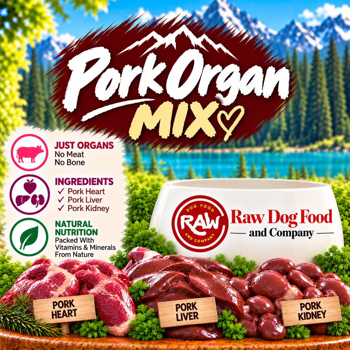 Pork Organ Mix (1 lb)