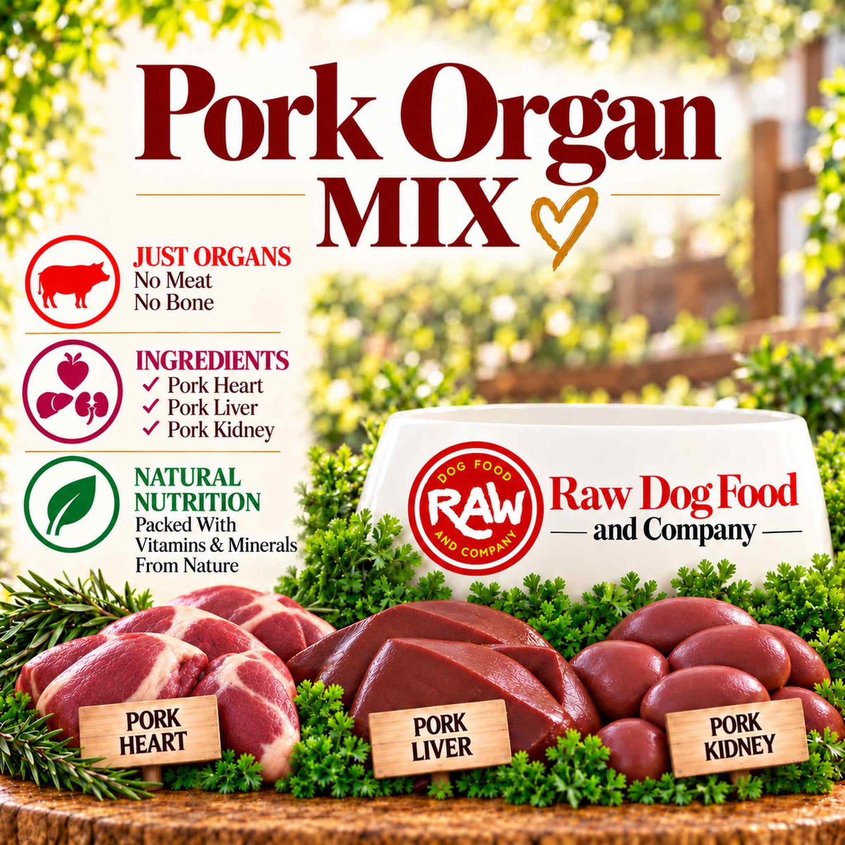 Pork Organ Mix (1 lb)