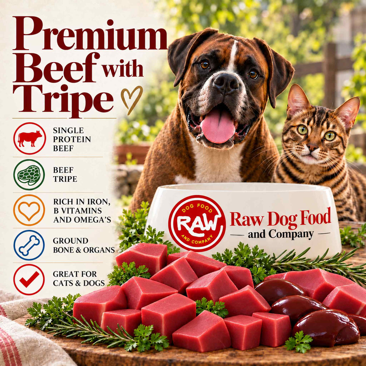 Beef with Tripe Mix