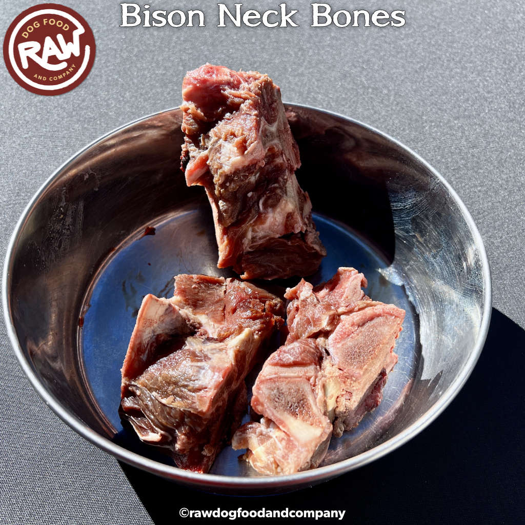 Bison Neck Dog Bones (5 lb) - 2 inch sliced