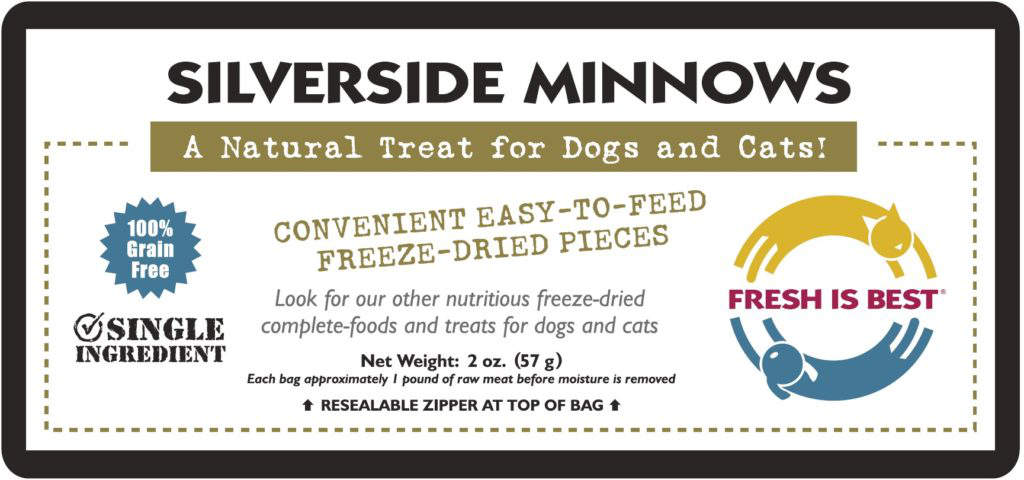 Freeze Dried Silverside Minnows (2 oz)