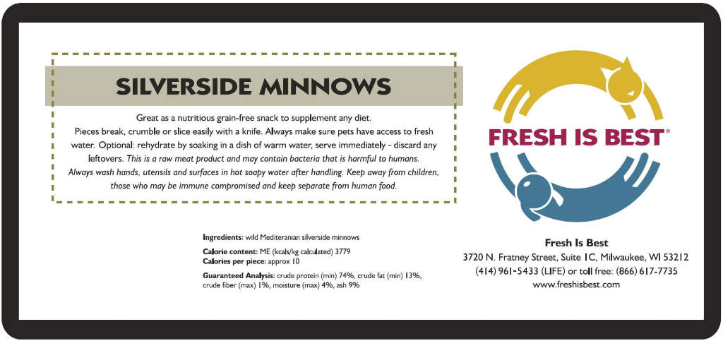 Freeze Dried Silverside Minnows (2 oz)