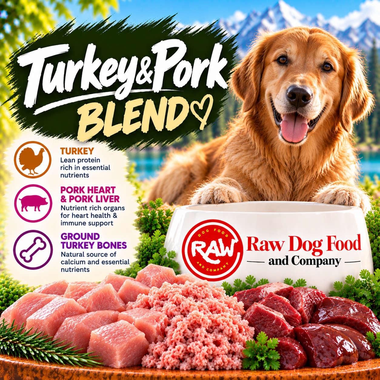 Turkey and Pork Blend