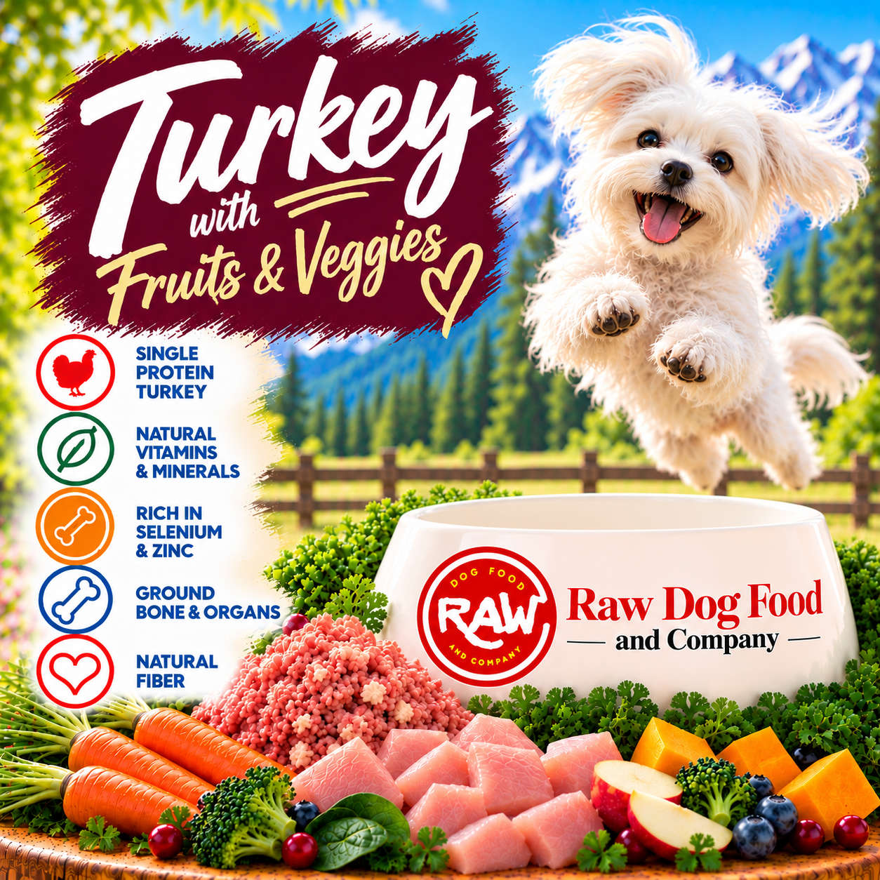 Turkey Recipe (with fruits and veggies)