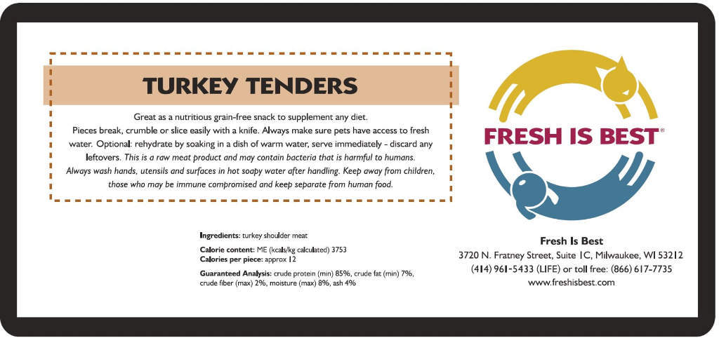 Freeze Dried Turkey Tender Treats (3.5 oz)