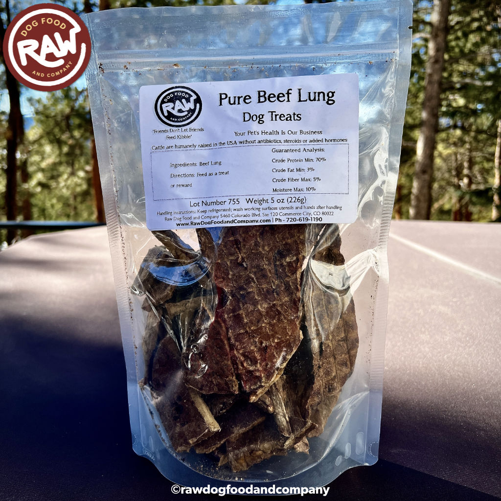 Pure Beef Lung Treats  (5 oz)